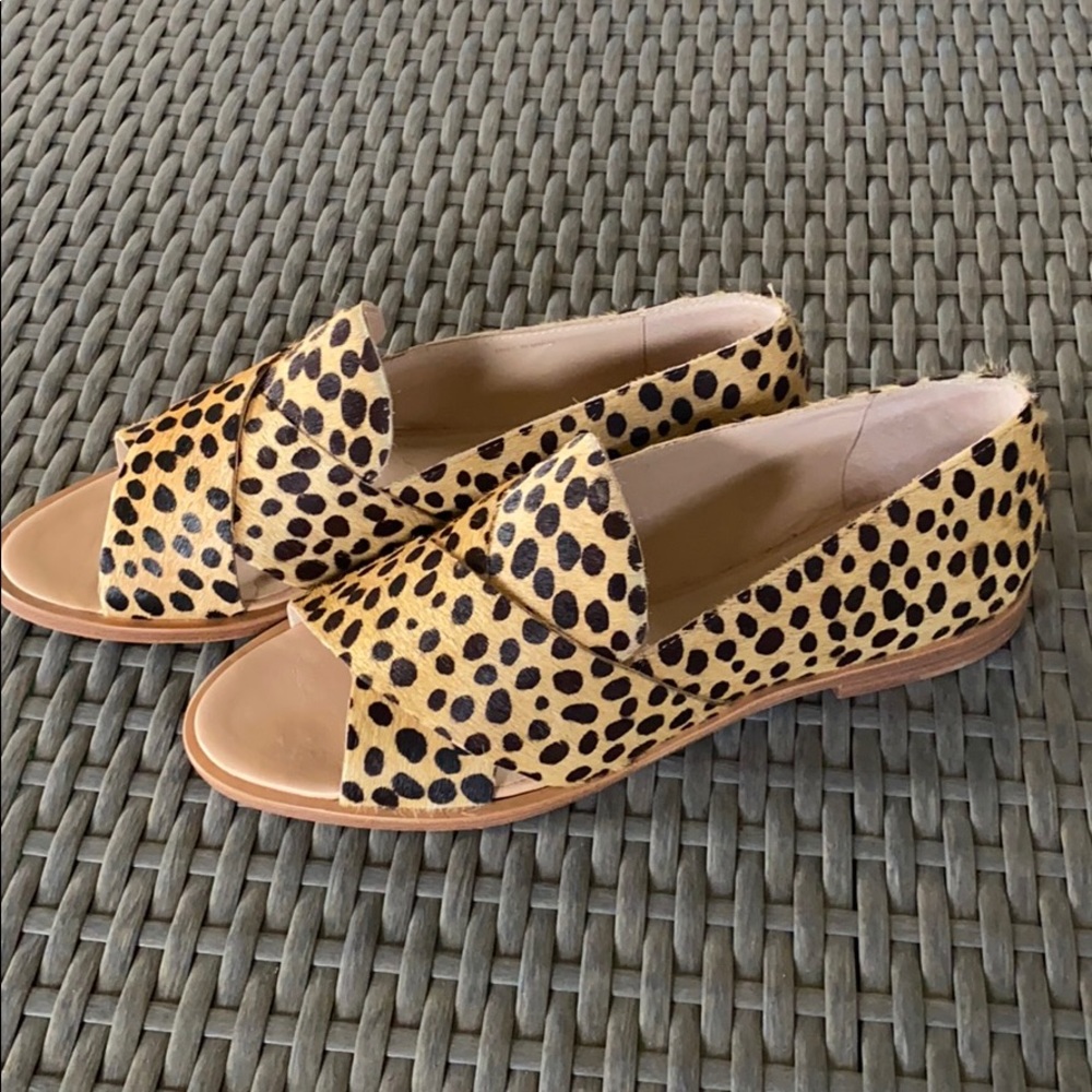 Loeffler Randall Hannele Haircalf Open Slip Loafer - Picture 3 of 7